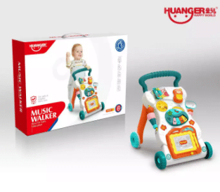 Huanger Multifunctional Baby Music Walker is the safest baby walker, Huanger Baby Walker review, Can a 4 month old use a walker? Are stationary walkers good for babies?