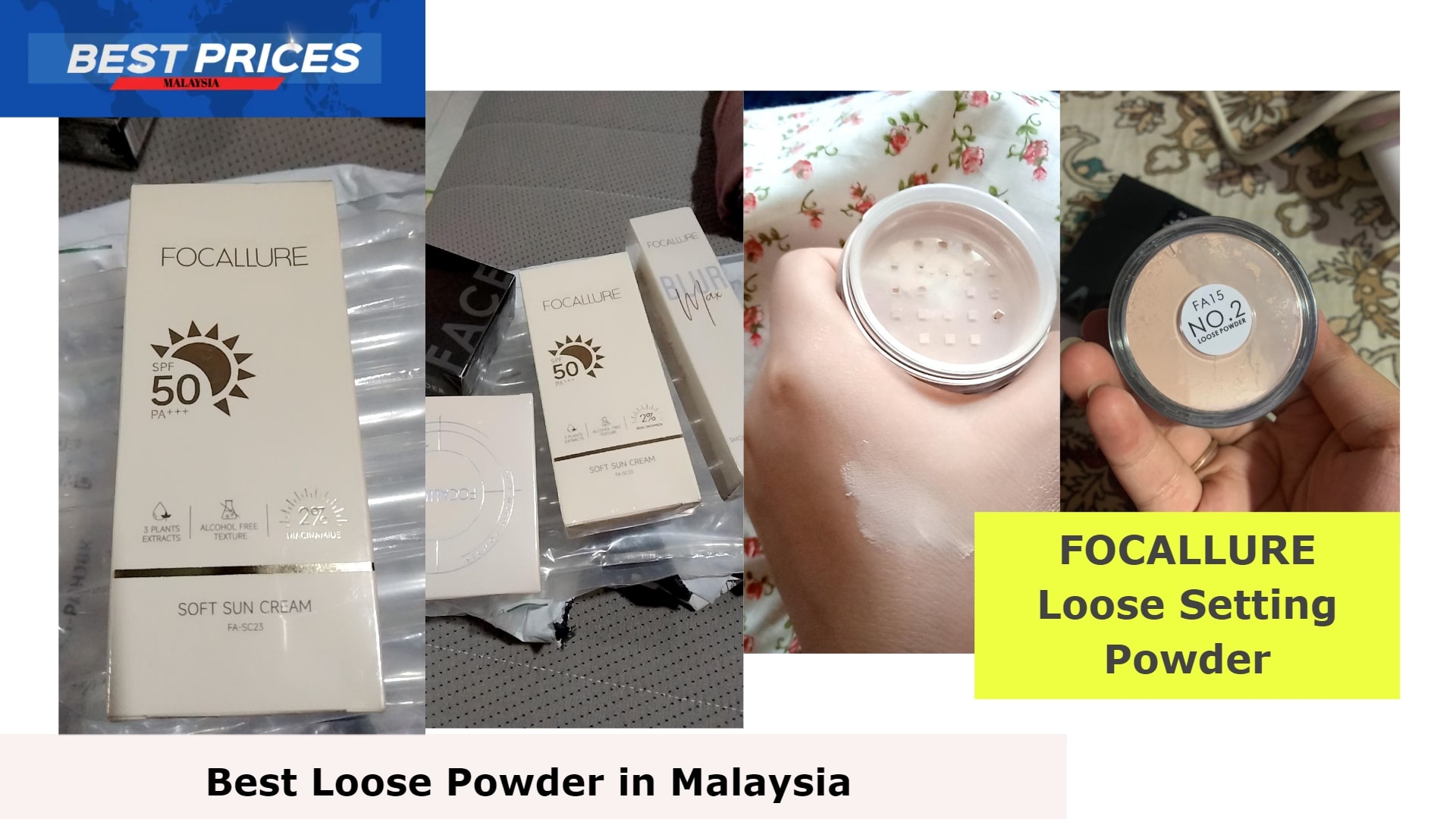 FOCALLURE Loose Setting Powder - Loose Powder Malaysia, Loose Powder Malaysia, loose powder for oily skin, Is Loose powder good for oily skin?, Which powder is best for oily skin?, How do you use loose powder for oily skin?, Does powder help oily face?, Which brand is best for loose powder?, What's the difference between setting powder and loose powder?, Which loose powder is good for daily use?, What is the loose powder for?, Best Loose Powder Malaysia, beauty makeup powder, Best drugstore Loose Powder Malaysia, Best compact powder,