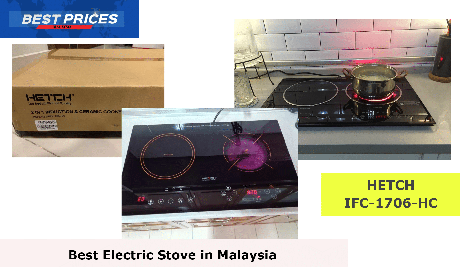 HETCH IFC-1706-HC - Electric Stove Malaysia,